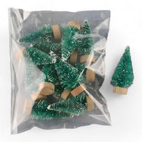 Weihnachtsliebhaber | 12PCS Mini Weihnachtsbäume - Lustige und festliche DIY-Dekoration für Zuhause und Büro