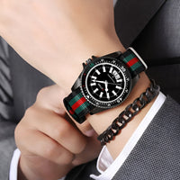 Lincoln | Elegante Uhr mit Nylonarmband und Nachtbeleuchtung