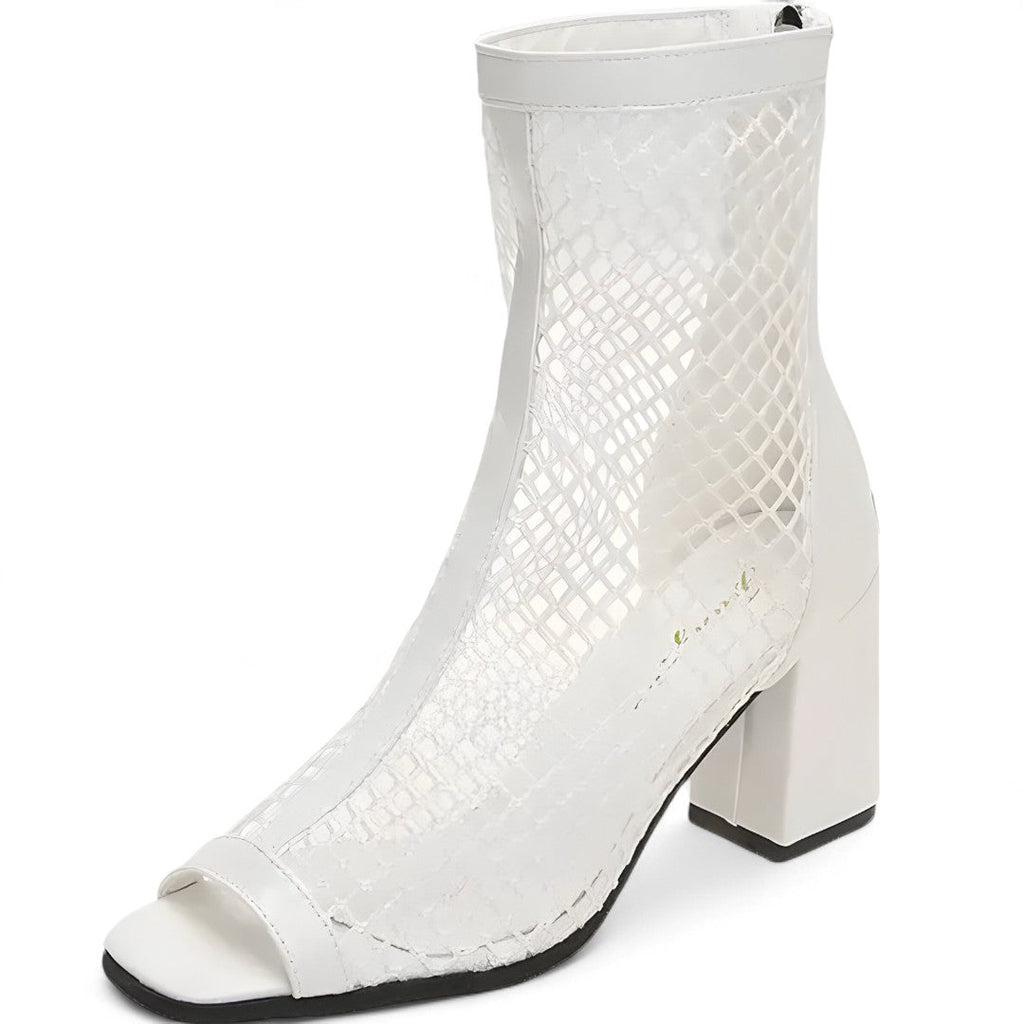 Elena | Sommerschuhe mit atmungsaktivem Plateau aus Netz