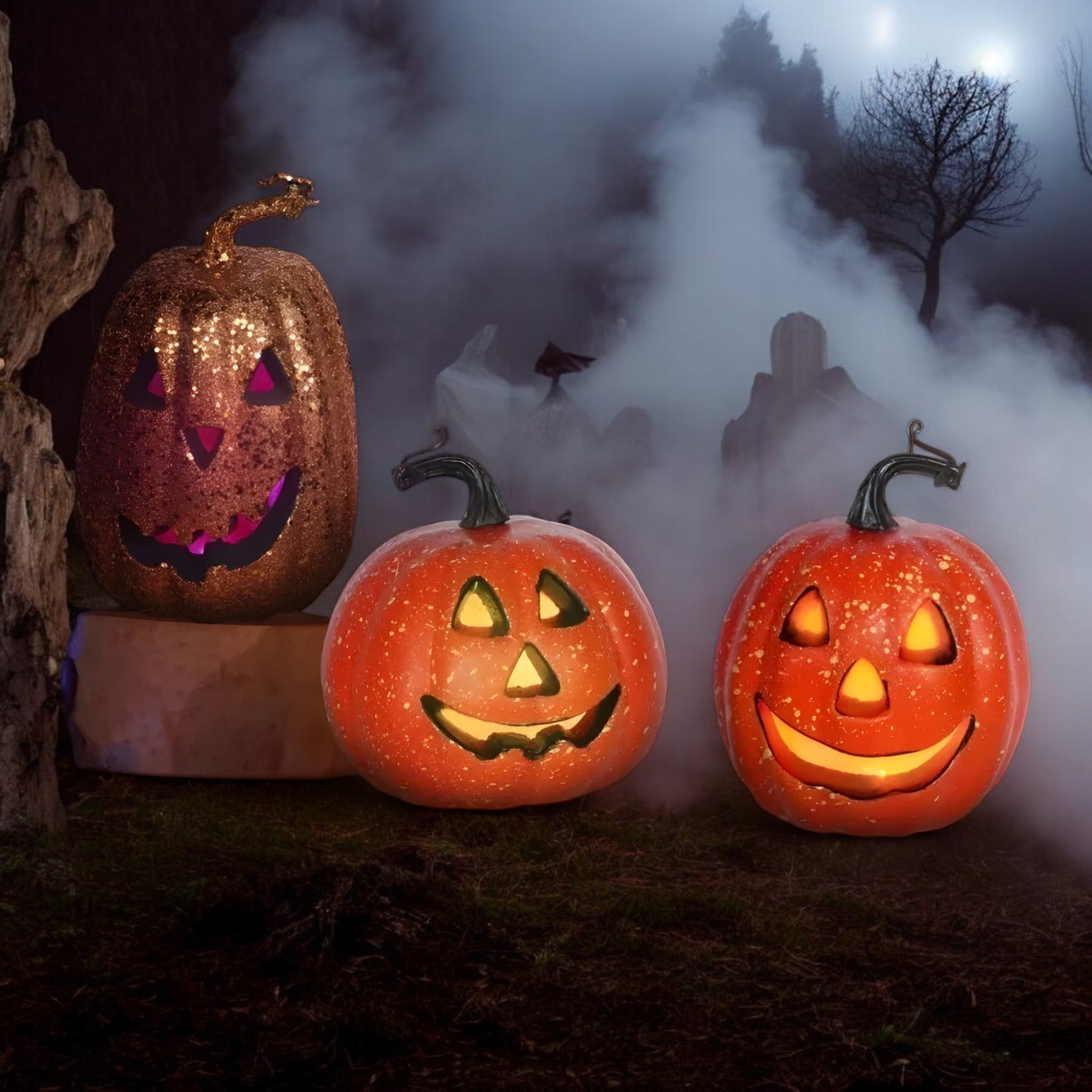 Spook | Kürbisschmuck - Auffällige Dekoration für schaurige Vibes