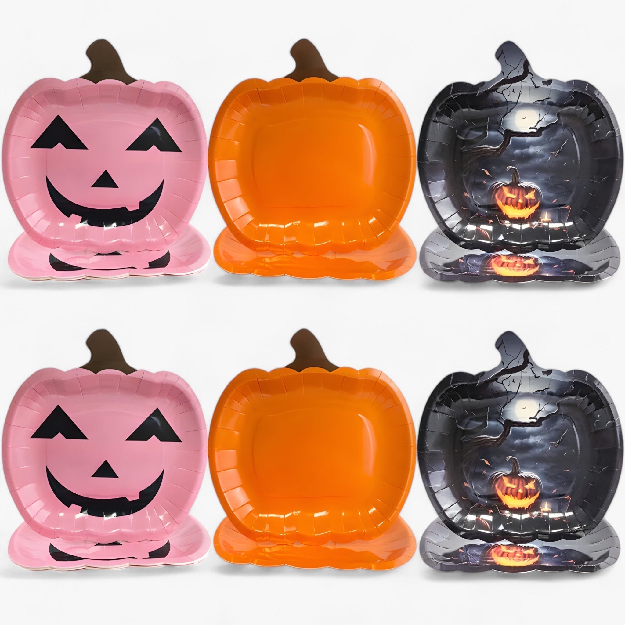 Trick or Treat Teller - Kürbis Teller für Halloween