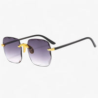 Kamila | Stilvolle randlose Sonnenbrille mit UV-Schutz