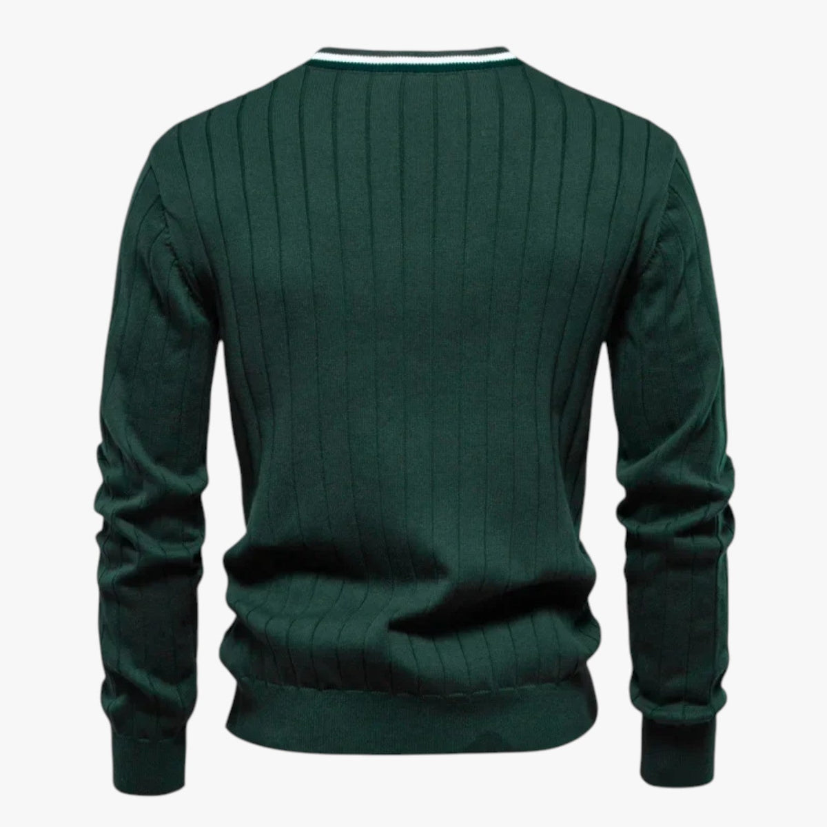 Jeremy | Herren-Lana-Cardigan mit V-Ausschnitt, warmes Color-Block-Design für Herbst/Winter