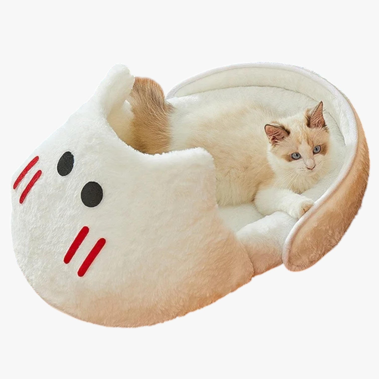 Amy | Weiches Hasenbett Die Perfekte Nido für den Schlaf Ihrer Katze
