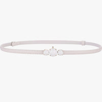 Caesy | Schmale Taille aus echtem Leder - Verstellbare Eleganz