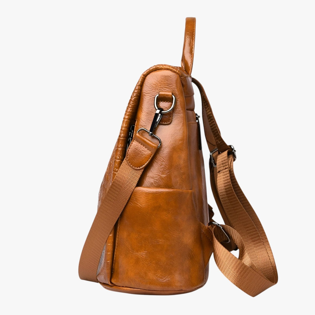 Mackenzie | Luxuriöser Diebstahlschutz-Weichleder-Rucksack