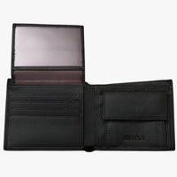 Parker | Retro Geldbörse aus Leder mit Fächern für Karten und Münzen