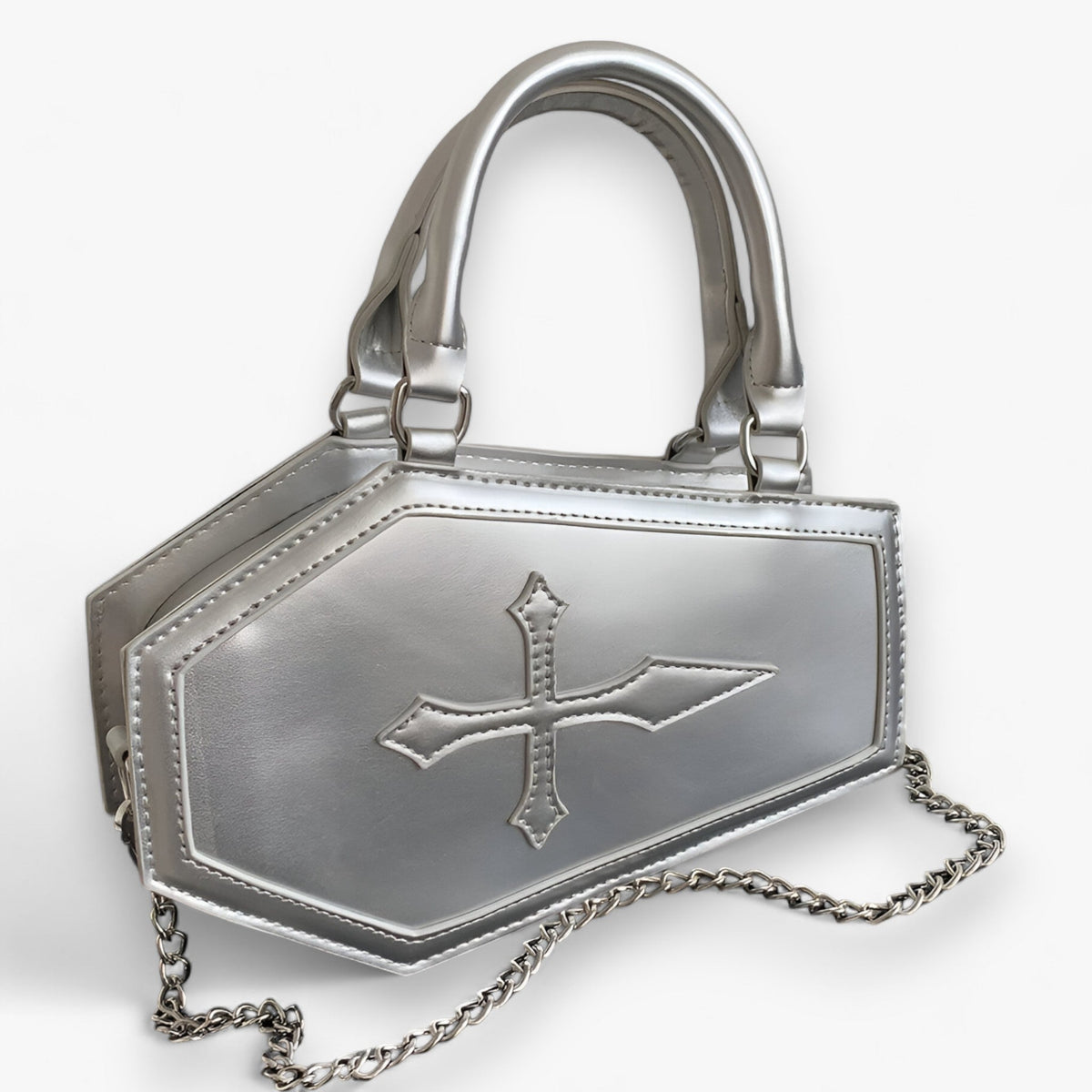Sarg-Kettenhandtasche - Geräumig und elegant für Halloween-Cosplay