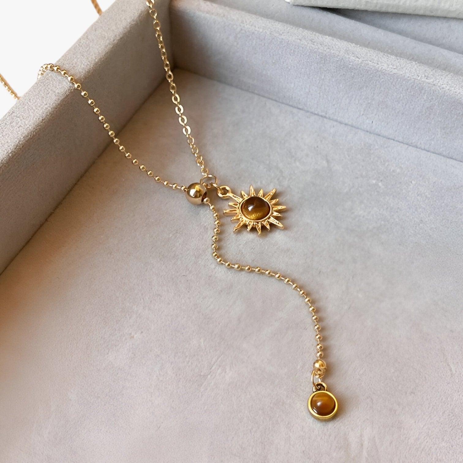 Reese | Sonnenblumen Tigerauge Kette Luxus Herbst/Winter Accessoire 2025