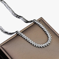 Anastasia | Botförmige Edelstahl Choker Halskette