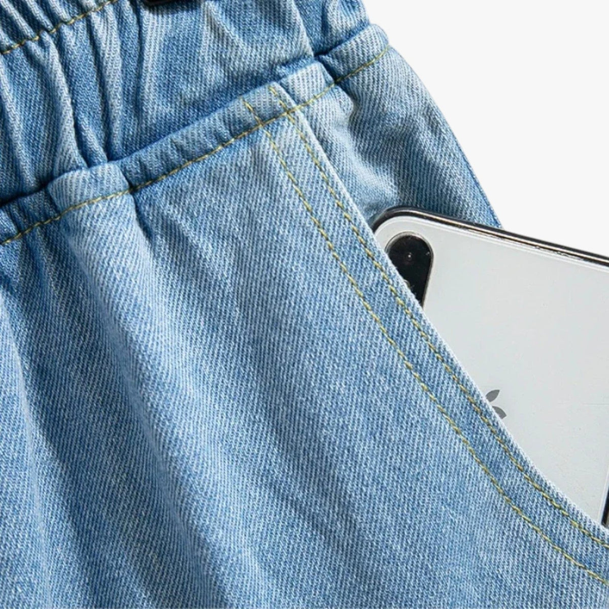 Bridget | Komfort Vintage - Oversize Sommerjeans mit Gummizug in der Taille