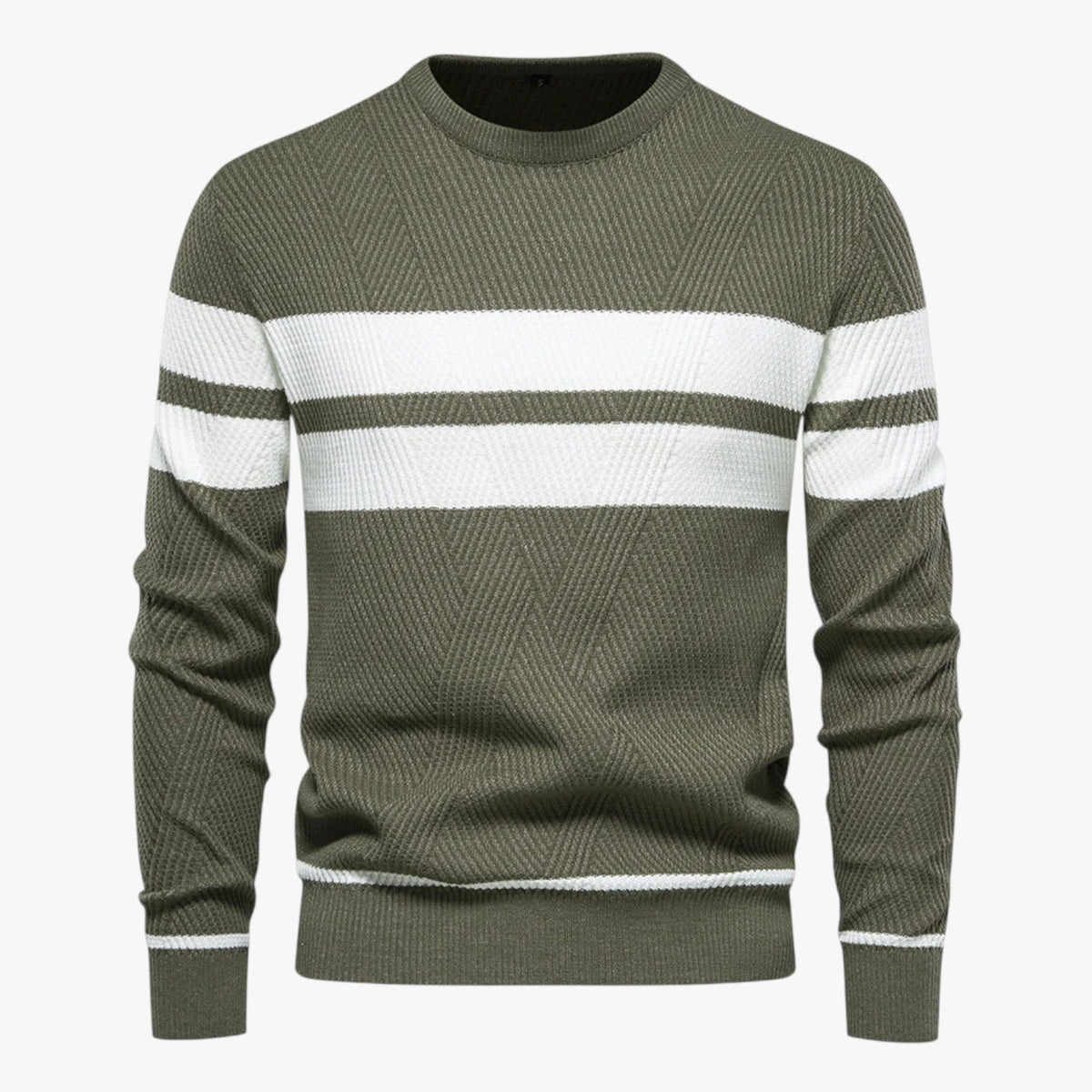 Adam | Eleganter Männer-Sommerpulli mit warmem, schlankem Schnitt und floraler Stil