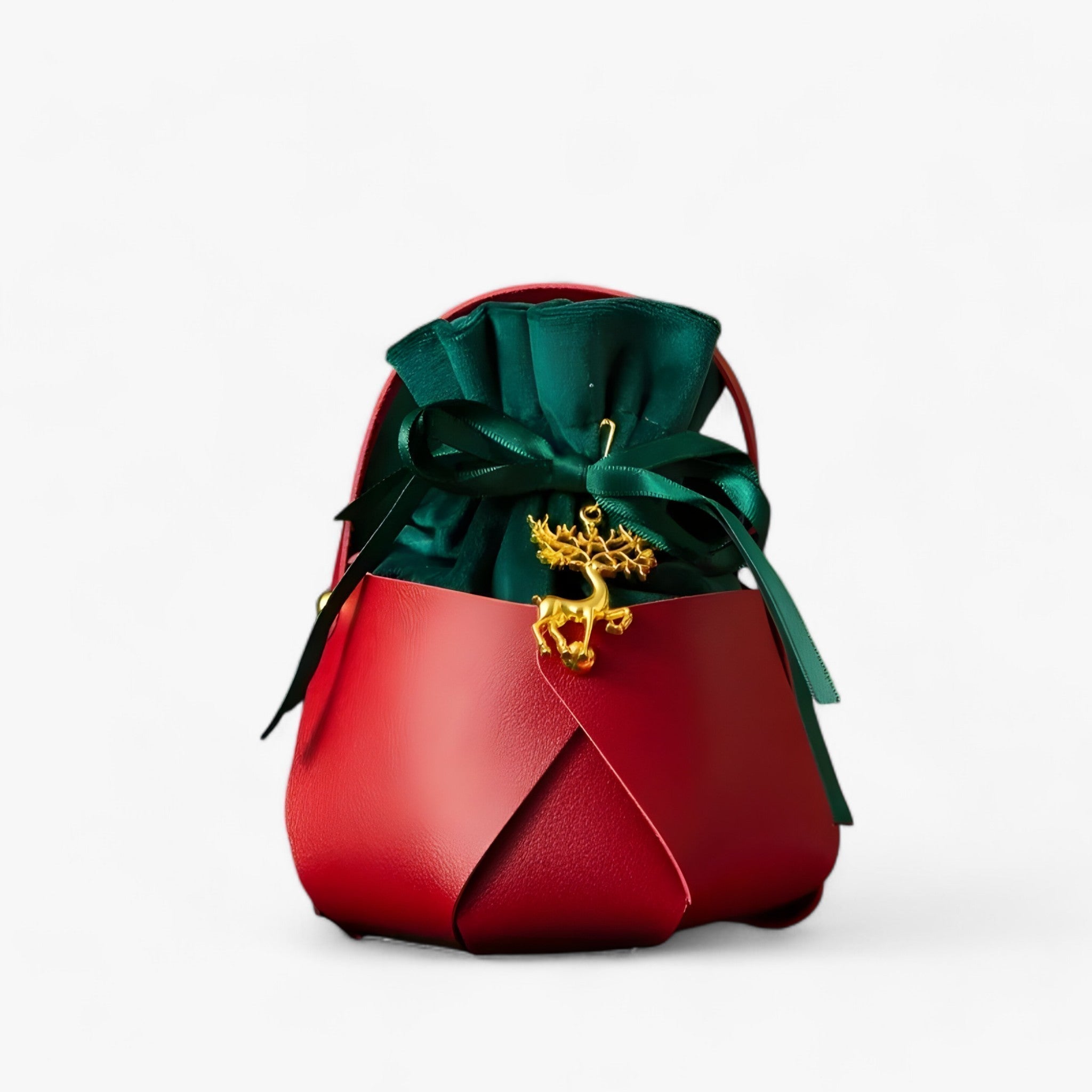 Layla | Juläpple-Tasche - Tragbare Geschenkbox für festliches Verpacken