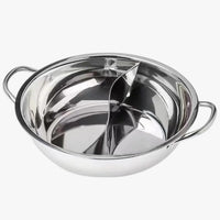 Mallory | 2-in-1 Topf aus Edelstahl 30 cm – Kocht gleichzeitig zwei Gerichte