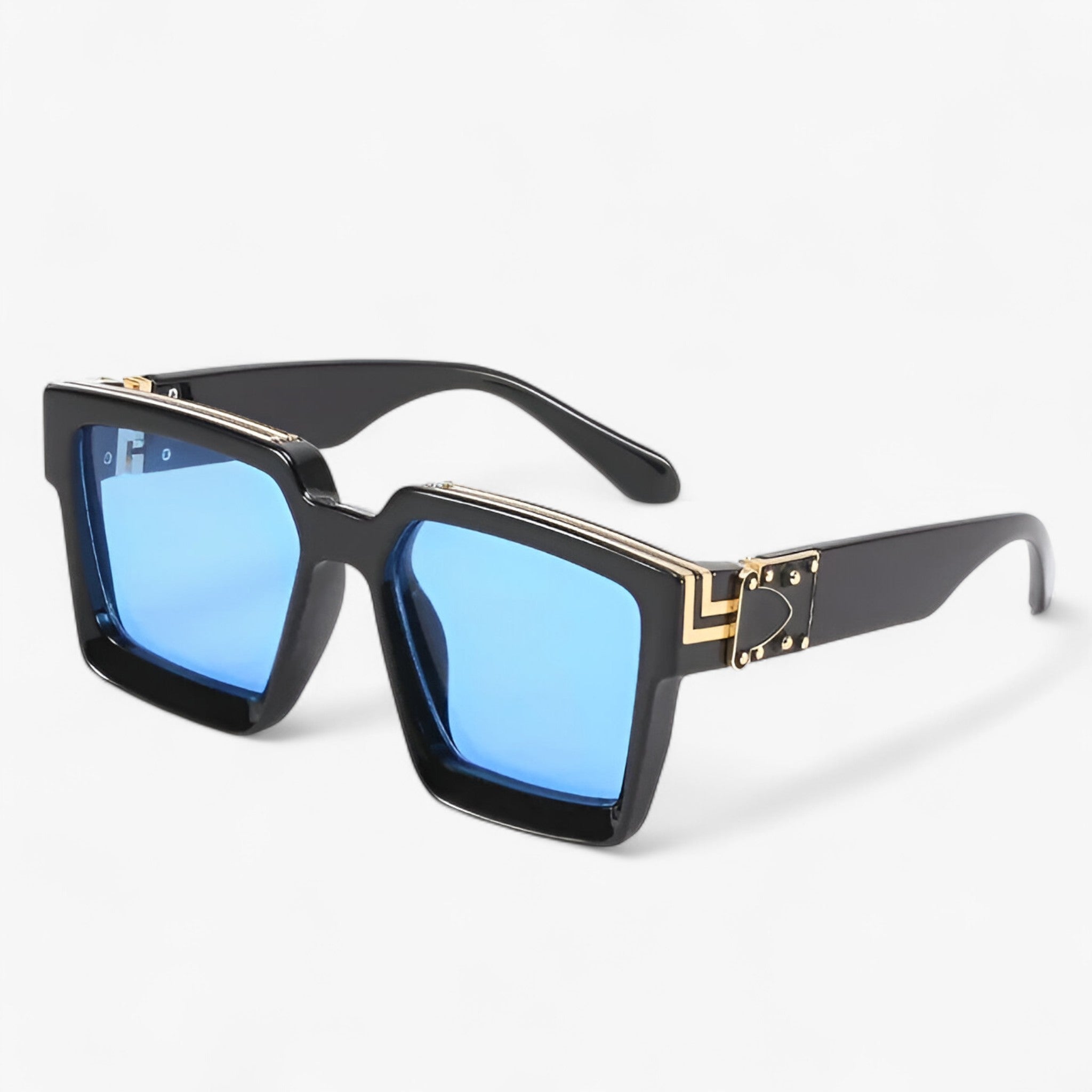 Manuel | Retro quadratische Sonnenbrille für Herren
