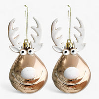 Elch-Weihnachtskugeln – festlicher Baumschmuck