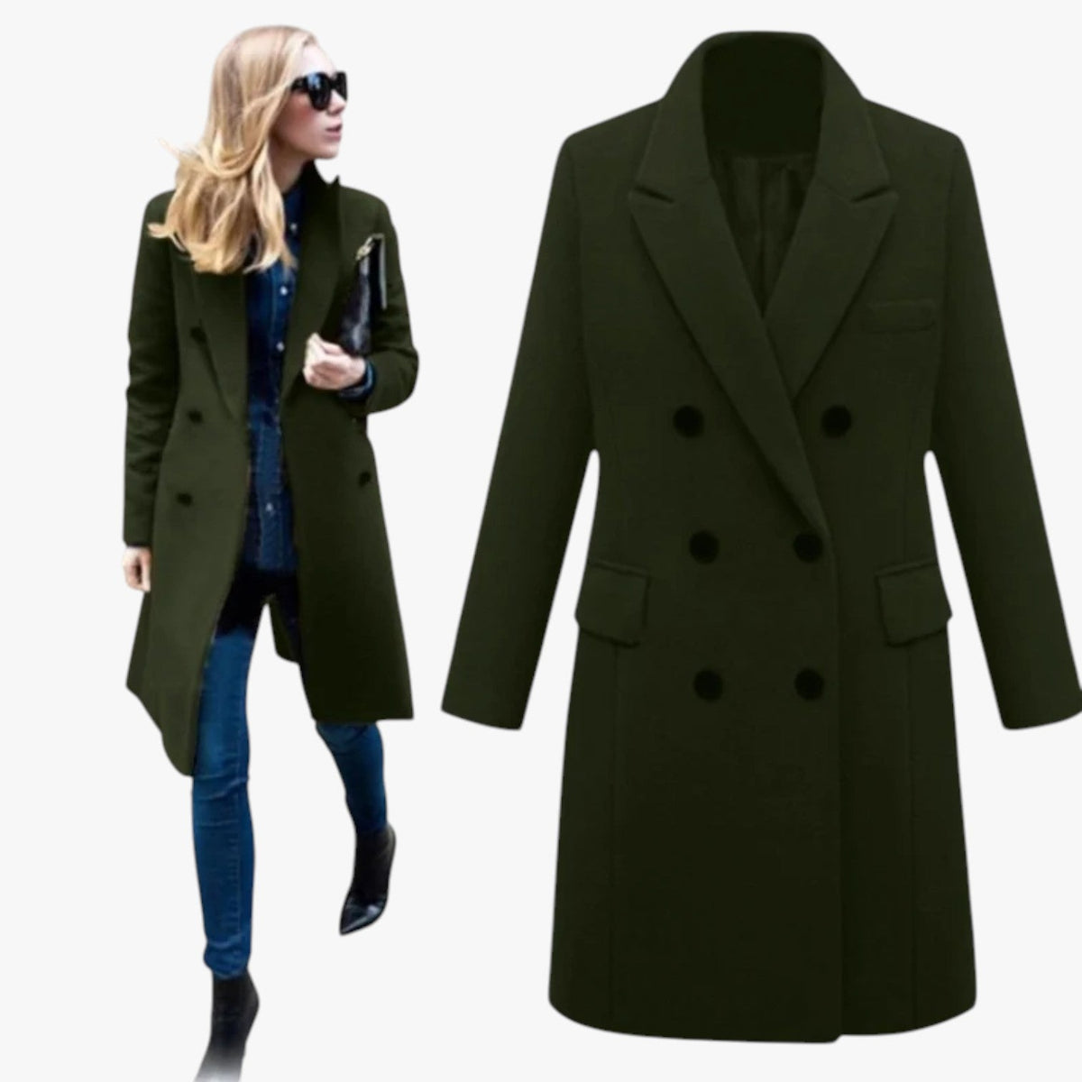 Darla | Elegante Damen-Wolljacke: Warm, weich und perfekt fürs Büro