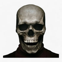Vollkopf-Skelettmaske - Beweglicher Kiefer für einen erschreckenden Halloween-Effekt