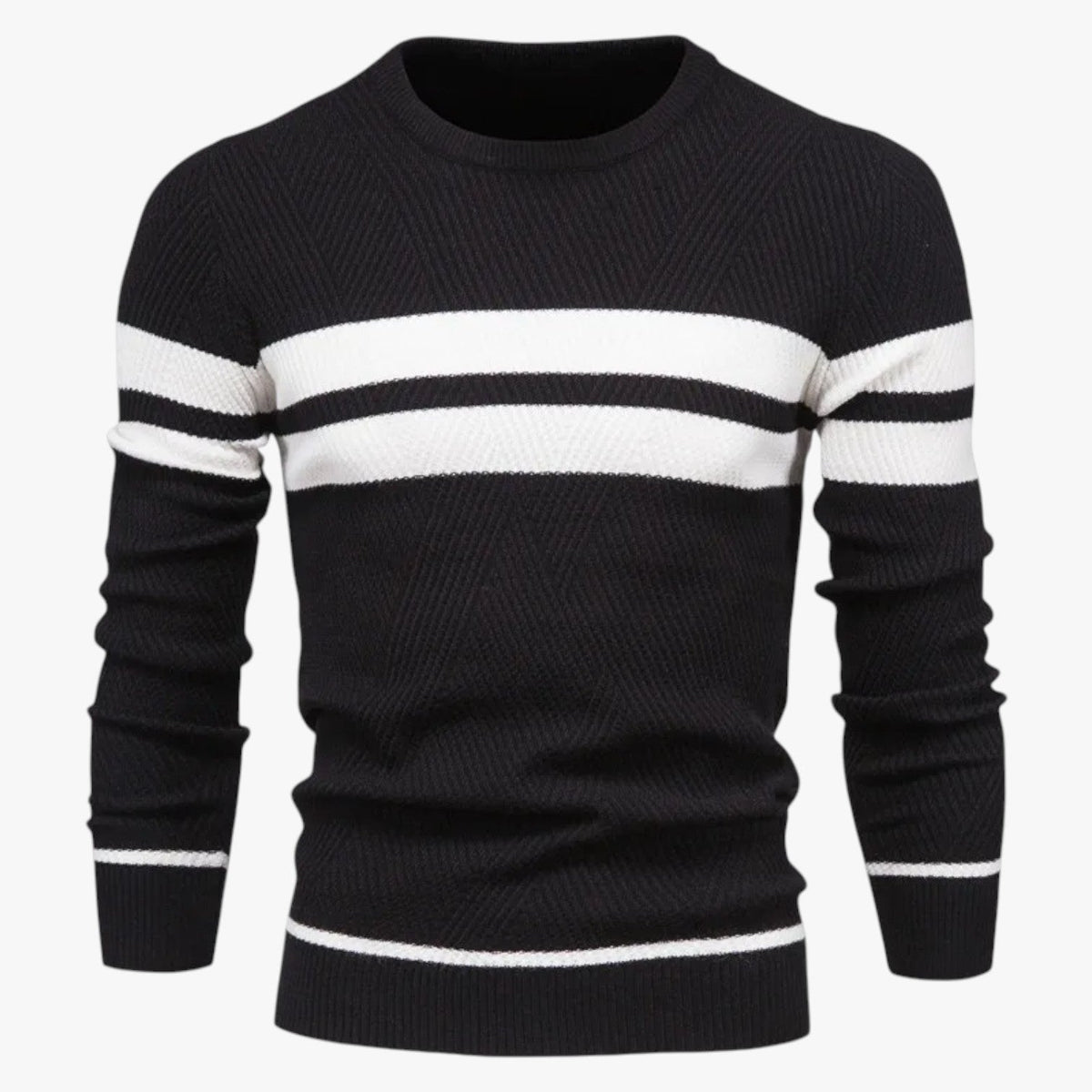 Adam | Eleganter Männer-Sommerpulli mit warmem, schlankem Schnitt und floraler Stil
