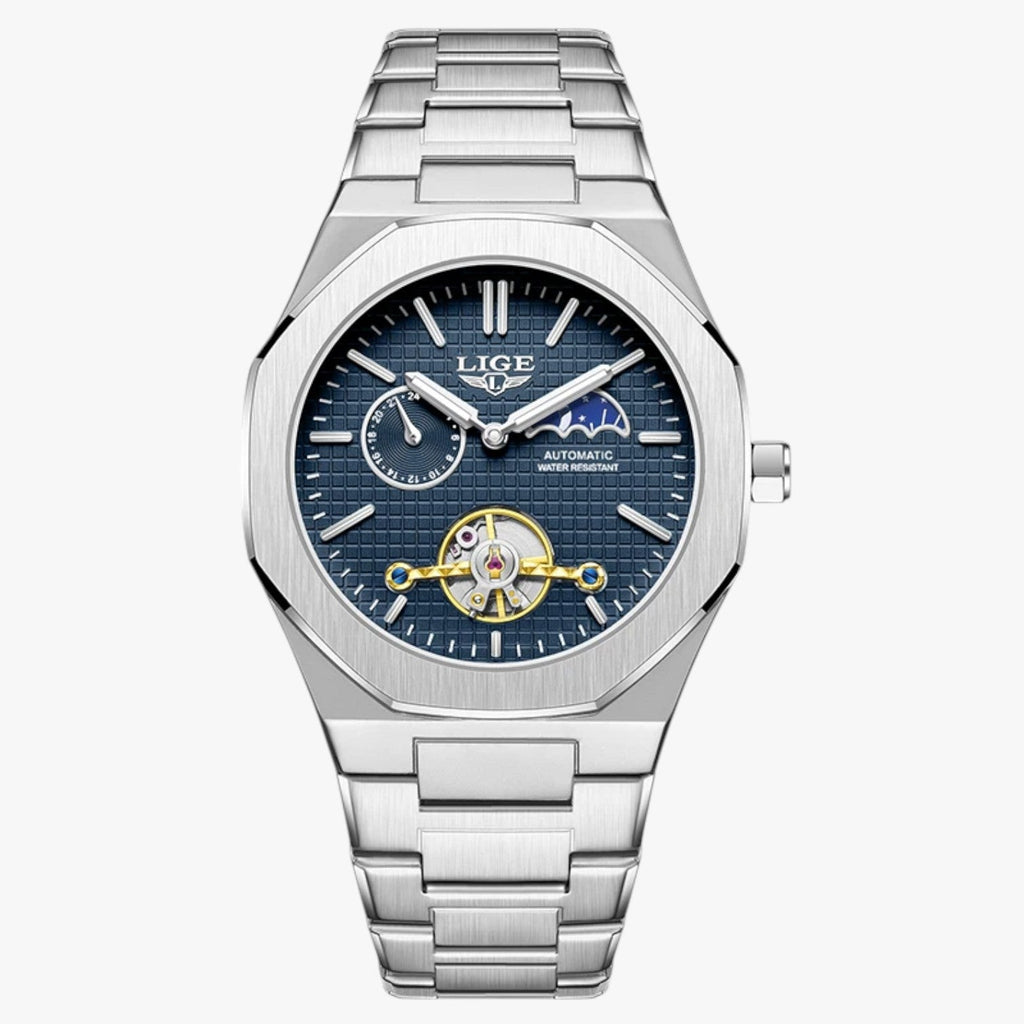 Lennox | Wasserdichte Luxus mechanische Uhr