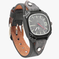 Lucca | Vintage-Uhr mit Lederarmband