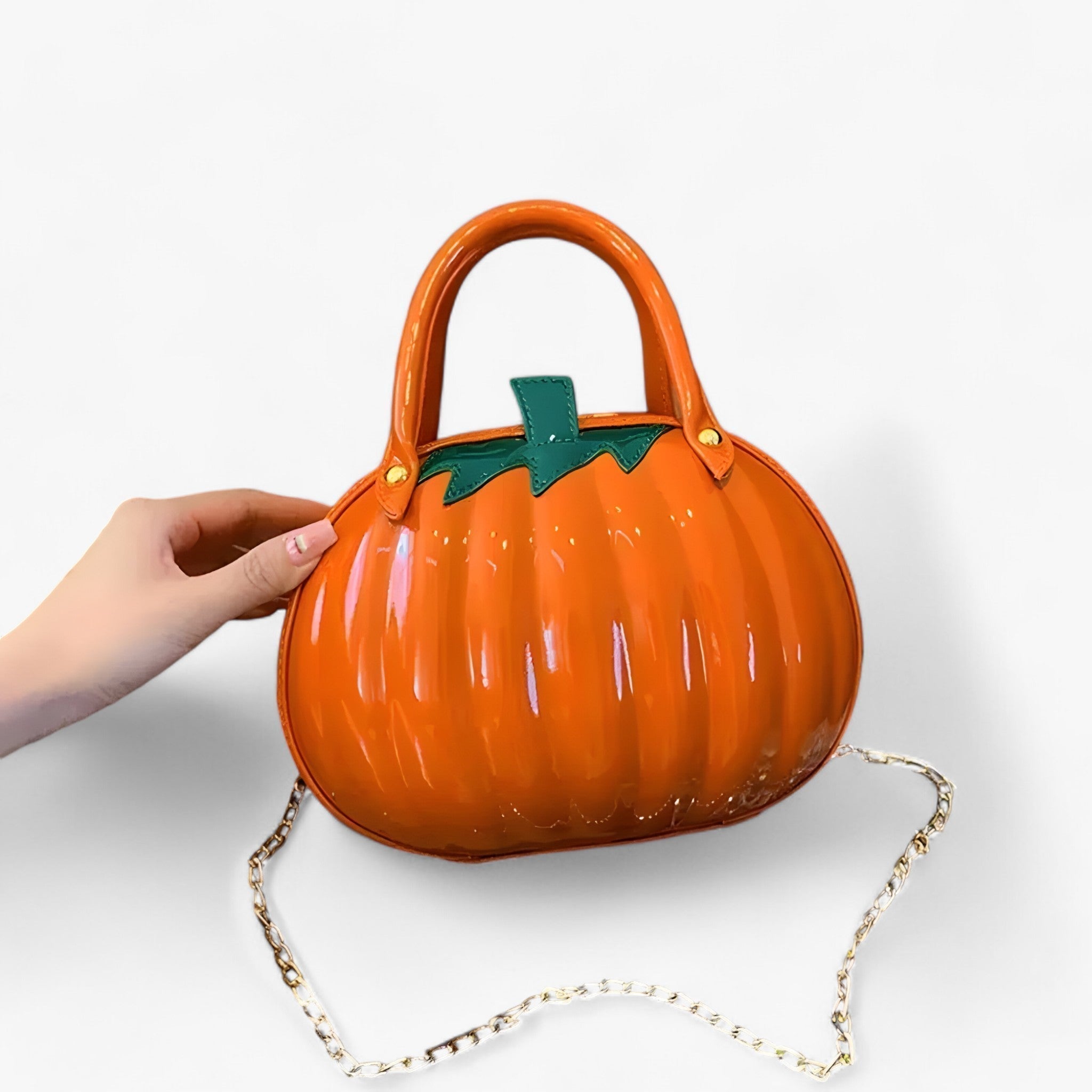 Kreative Handtasche Kürbis - Trendy und Stylische Schultertasche für Frauen