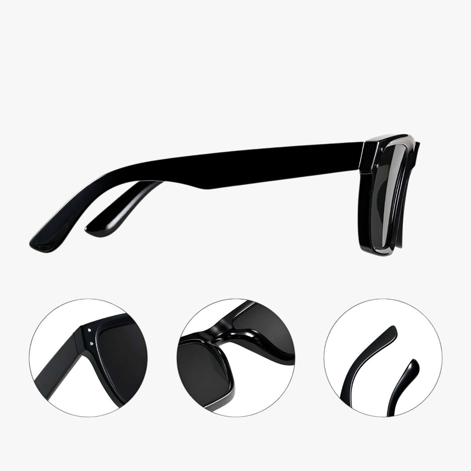 Jameson | Quadratische Oversize-Sonnenbrille für die Fahrt – UV-Schutz mit Antireflex-Beschichtung