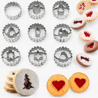 Mini Weihnachtsausstecher-Set - Perfekt für festliches Backen und Tortendekoration