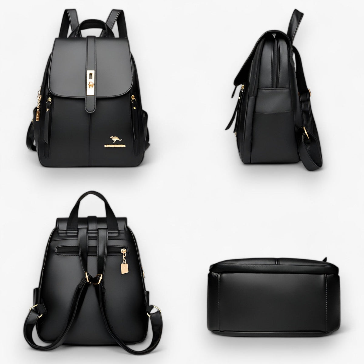 Eleganter Damen Leder Rucksack – Perfekt für Alltag & Reisen