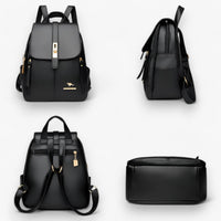 Eleganter Damen Leder Rucksack – Perfekt für Alltag & Reisen