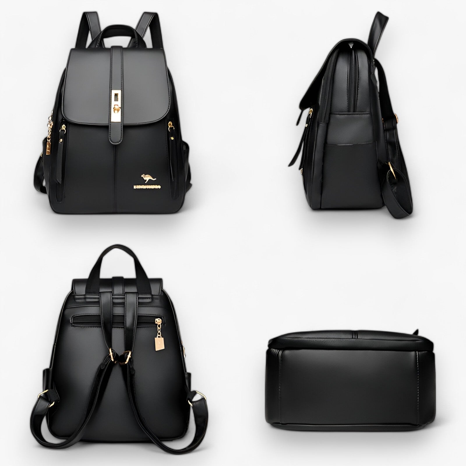 Eleganter Damen Leder Rucksack – Perfekt für Alltag & Reisen