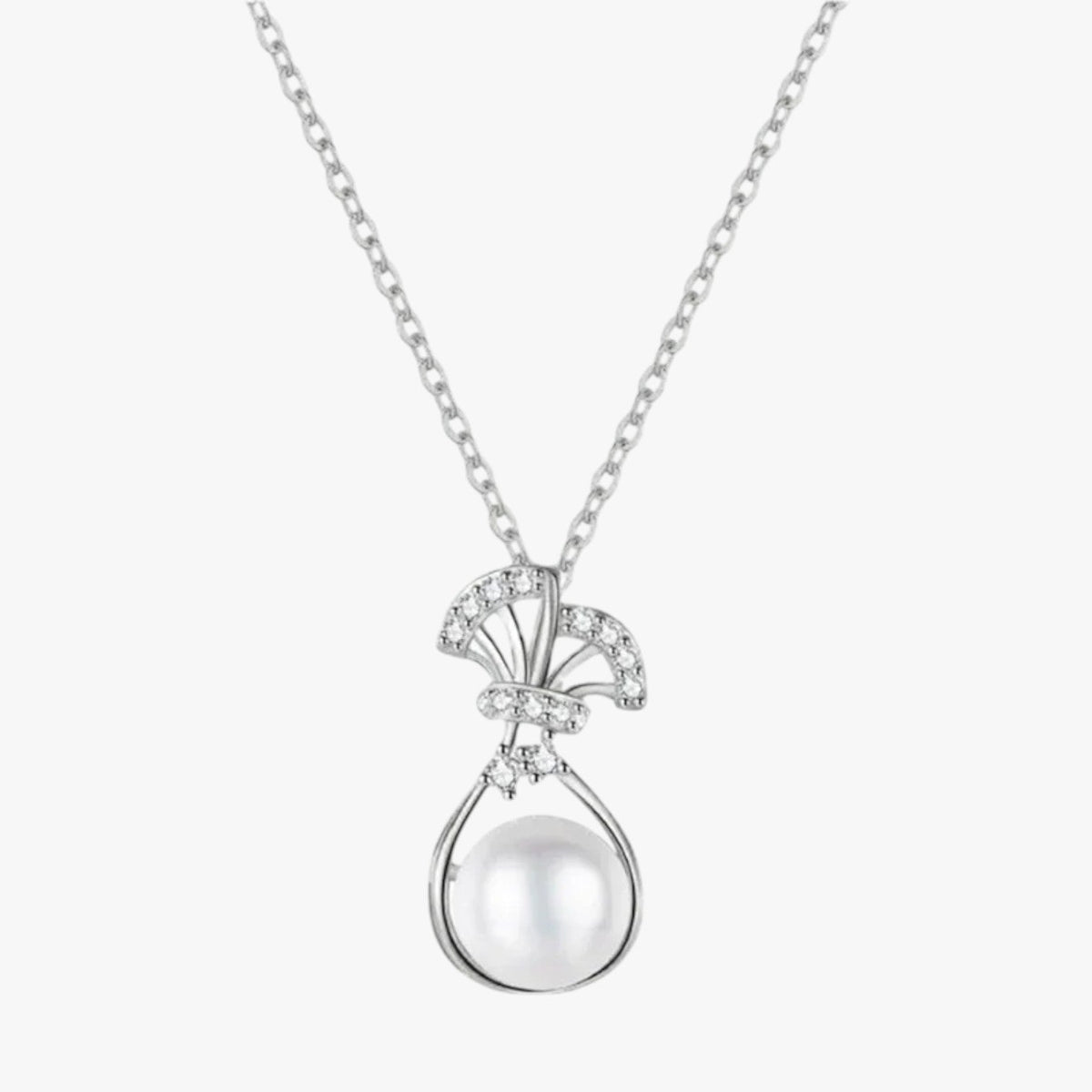 Elina | Kette und Tasche mit Imitationsperle Einzigartige Eleganz für besondere Anlässe