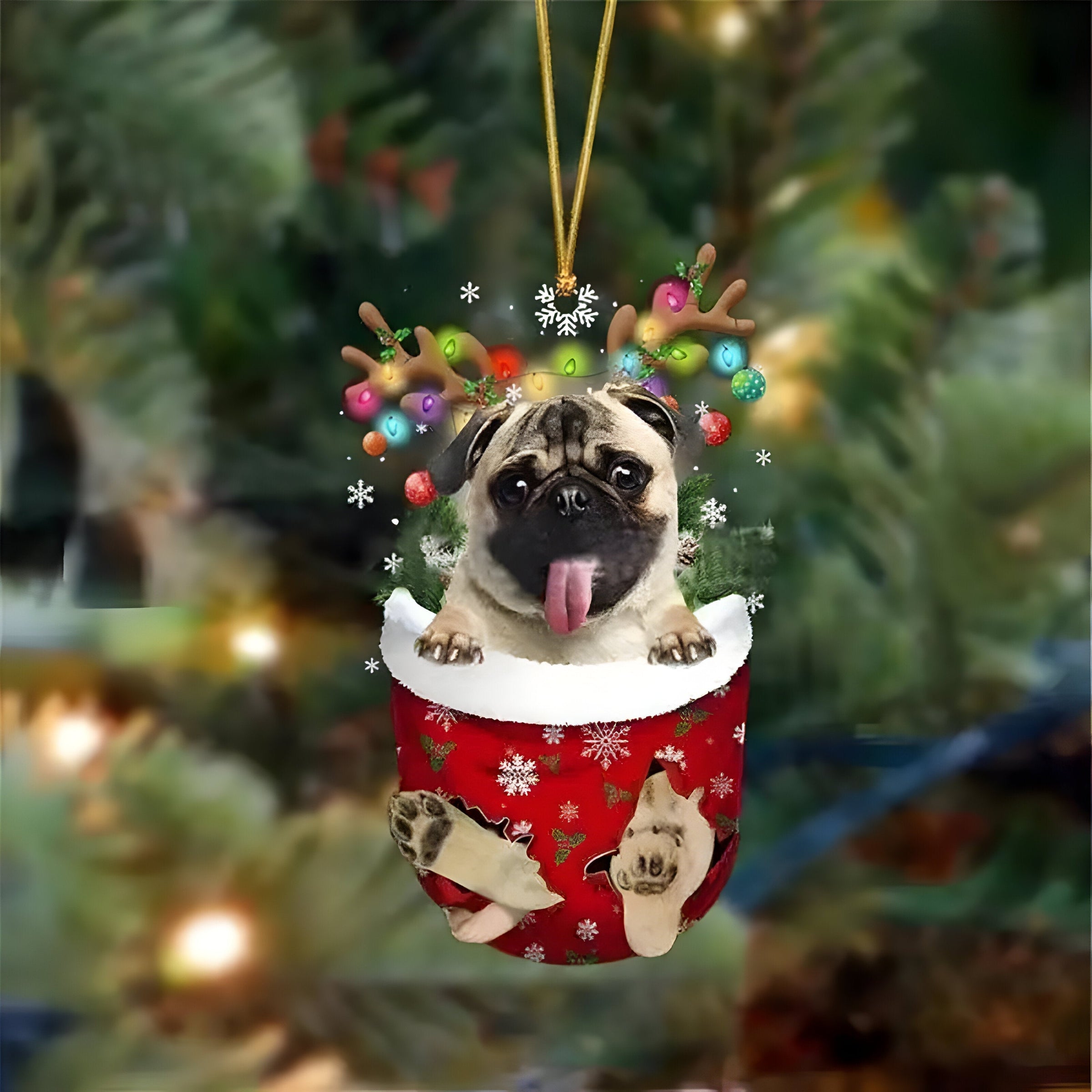 Hübsche Welpen-Dekoration | Weihnachtsbaum-Anhänger Welpe - Festlicher Charme und Geschenk für Hundeliebhaber