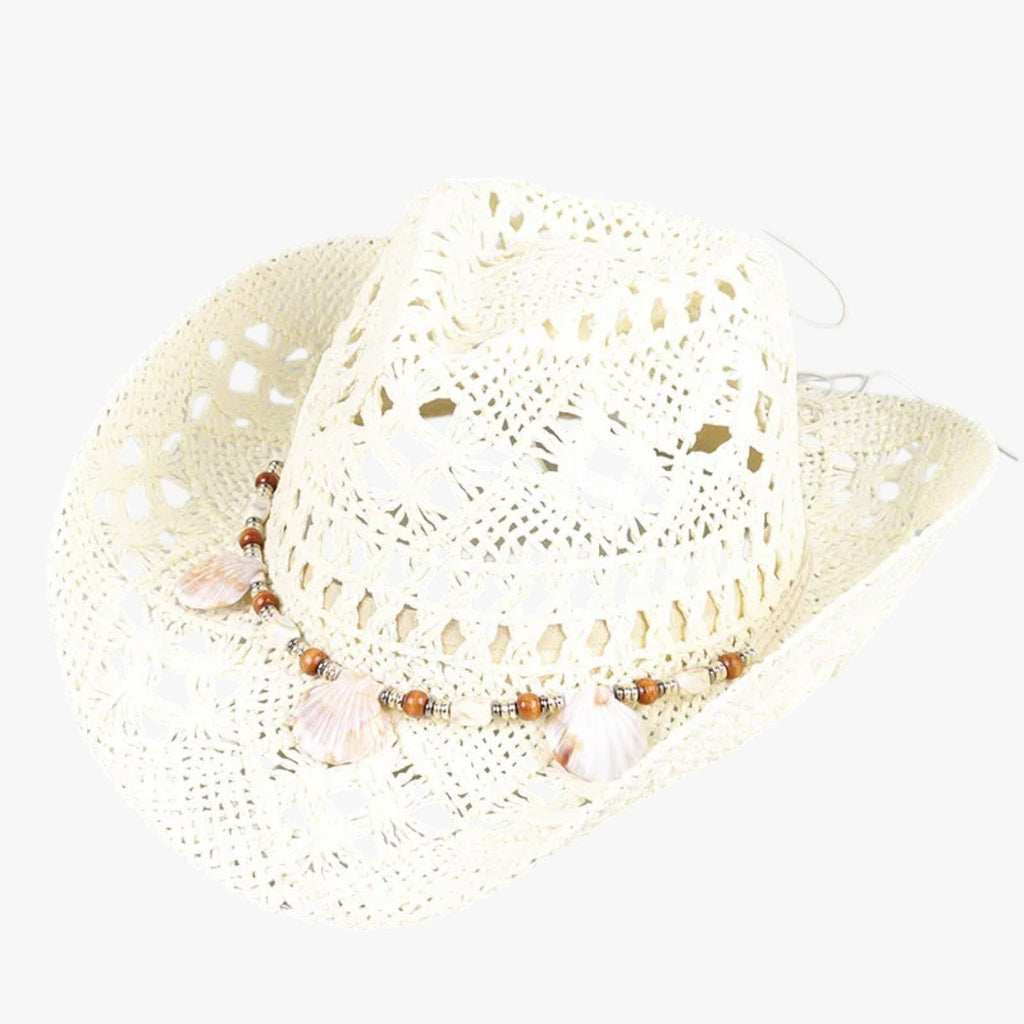 Skye | Cowboy-Hut Unisex aus Vintage-Stroh