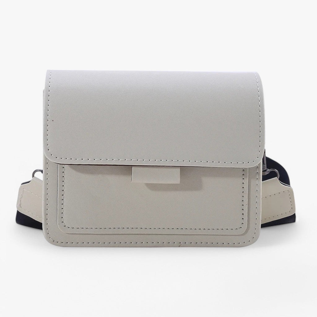 Clara | Retro- und geräumige Schultertasche mit breitem Riemen