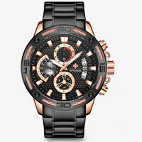 Linus | Luxus-Chronographenuhr aus Edelstahl