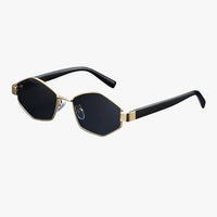 David | Polygonale Sonnenbrille UV400 – Unisex-Stil und Schutz für Outdoor-Sport