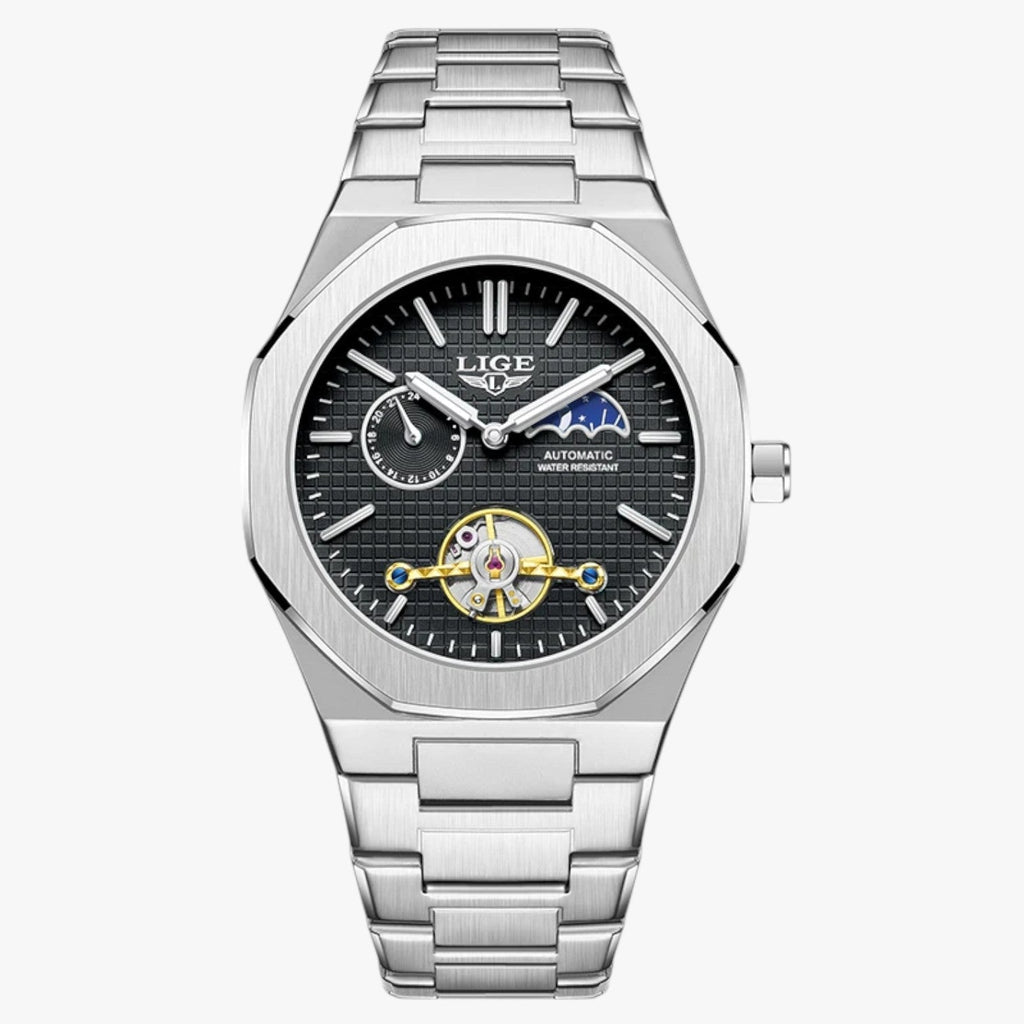 Lennox | Wasserdichte Luxus mechanische Uhr