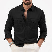 Vintage Herren Langarmhemd – Vincent