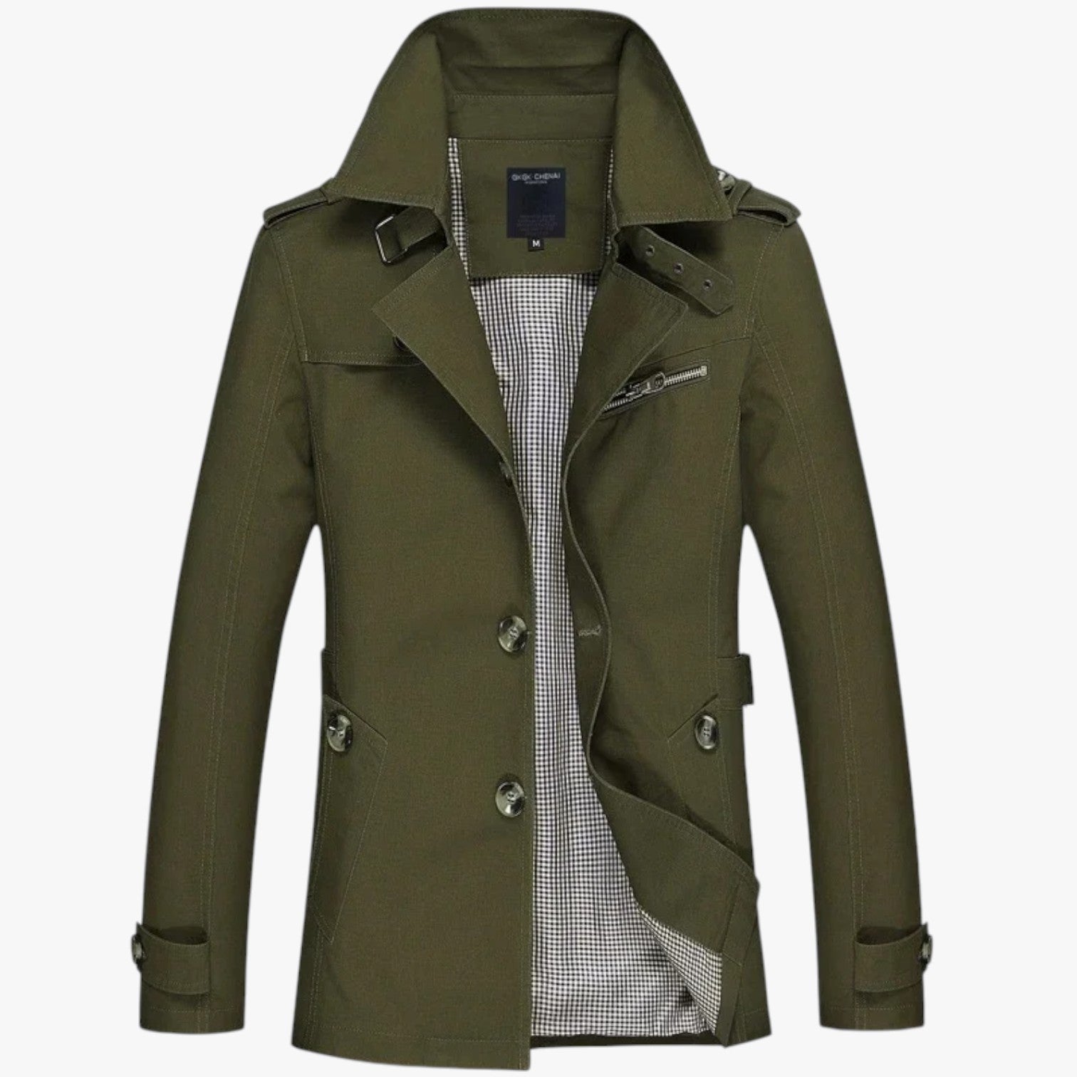 Henry | Langen Herrenmantel – Lässiger Stil und Schutz für die Übergangszeit