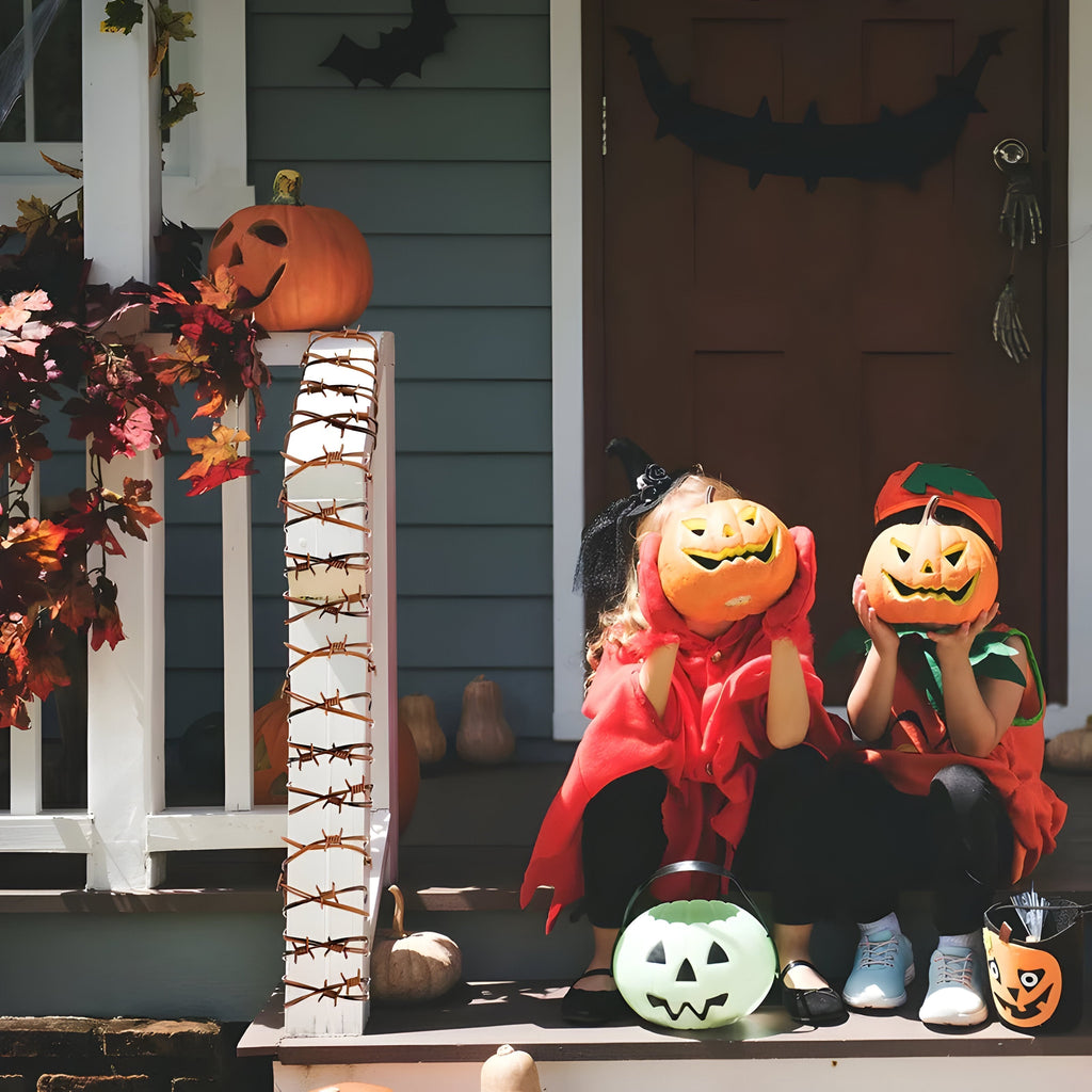 Rostige Stacheldraht-Dekoration - Western-Ambiente für Halloween