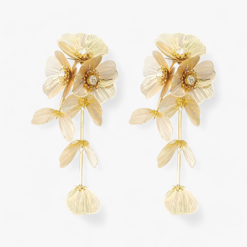 Zoë | Vintage-Blumen-Ohrringe – Elegant und Einzigartig