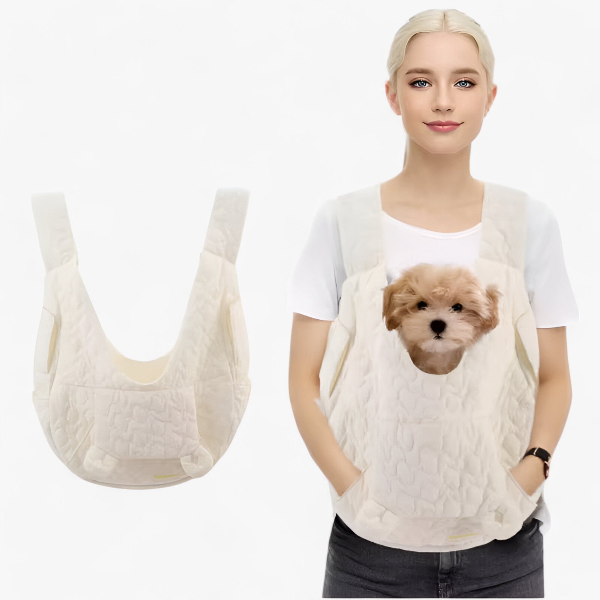 PetVoyager | Extra geräumige Tragetasche - Komfortabel, wasserdicht & winddicht