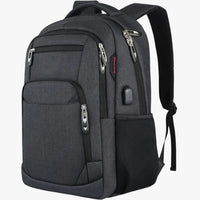 Charlie | Großkapazitäter wiederverwendbarer wasserfester Rucksack mit USB-Anschluss für Reisen und Arbeit