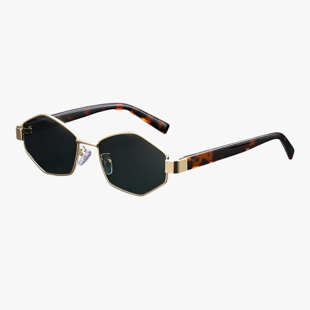 David | Polygonale Sonnenbrille UV400 – Unisex-Stil und Schutz für Outdoor-Sport