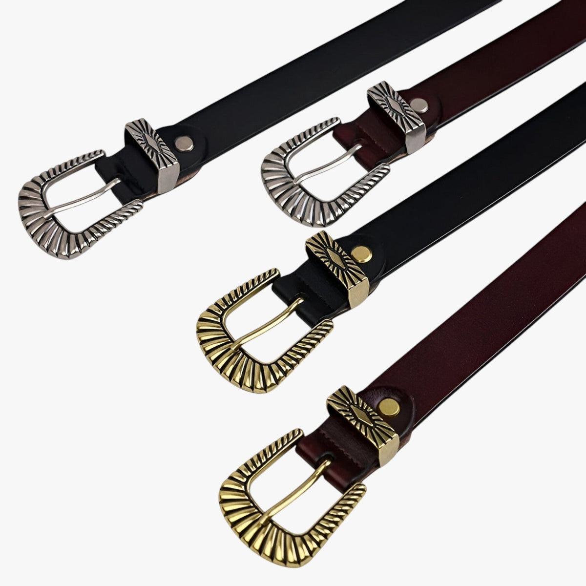 Veronica | Westernledergürtel für Jeans