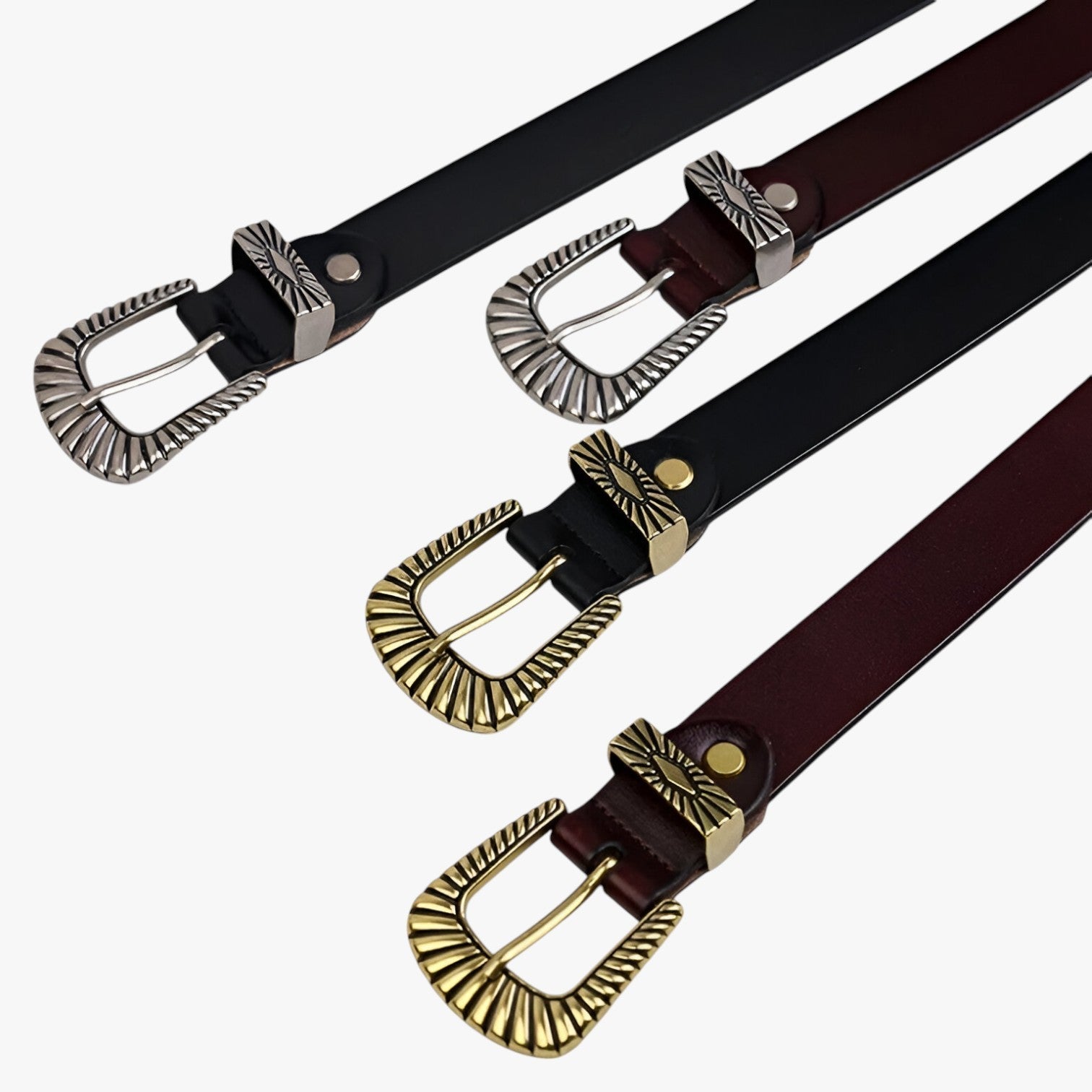 Veronica | Westernledergürtel für Jeans