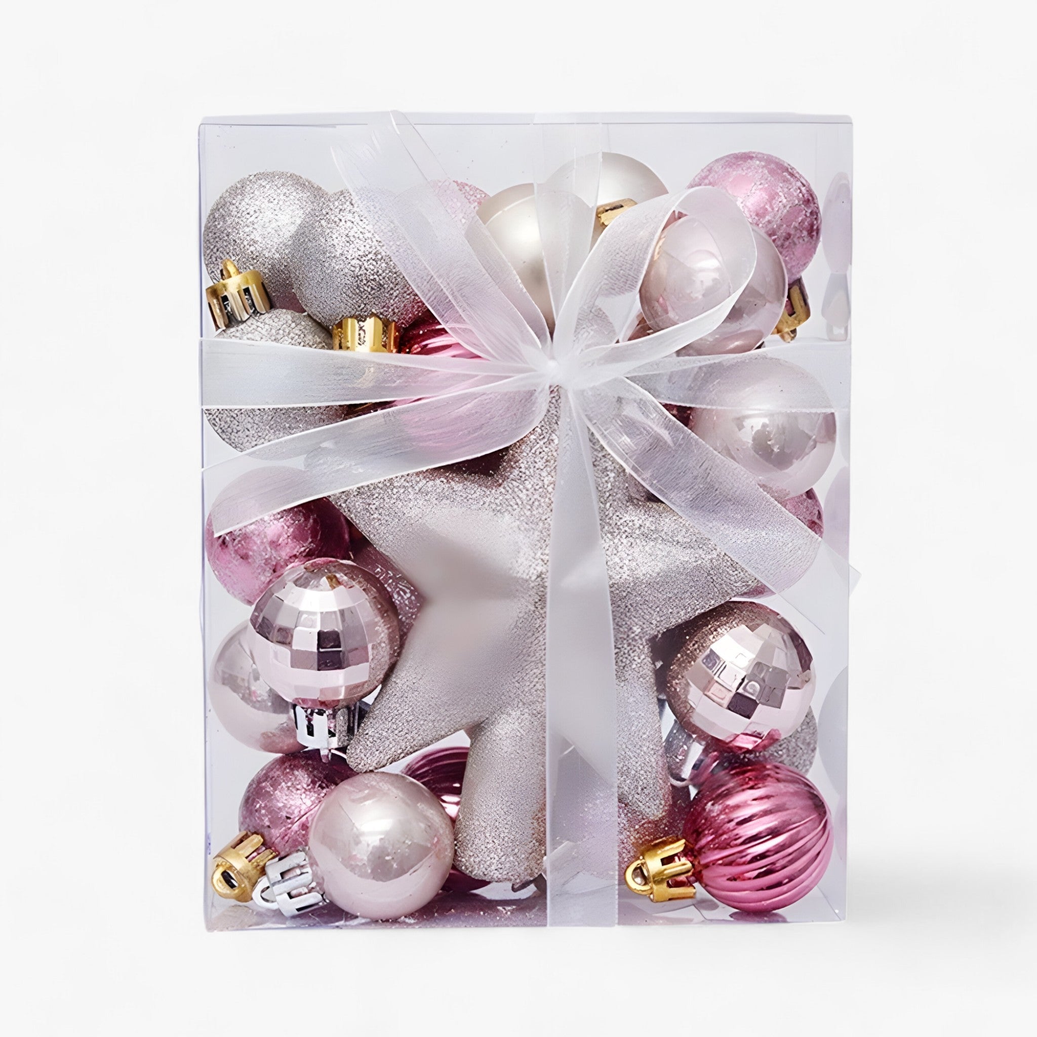 Set aus 30 Weihnachtsdekorationen - Verwandeln Sie Ihren Baum mit festlicher Eleganz