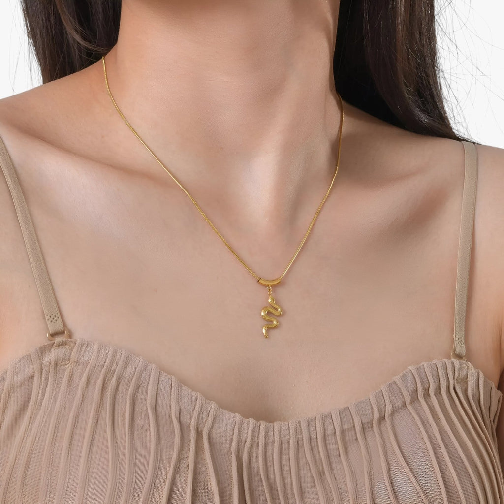 Zuri | Vintage goldene Schlangenkette