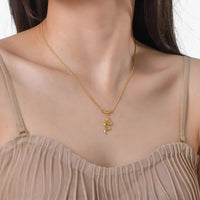 Zuri | Vintage goldene Schlangenkette